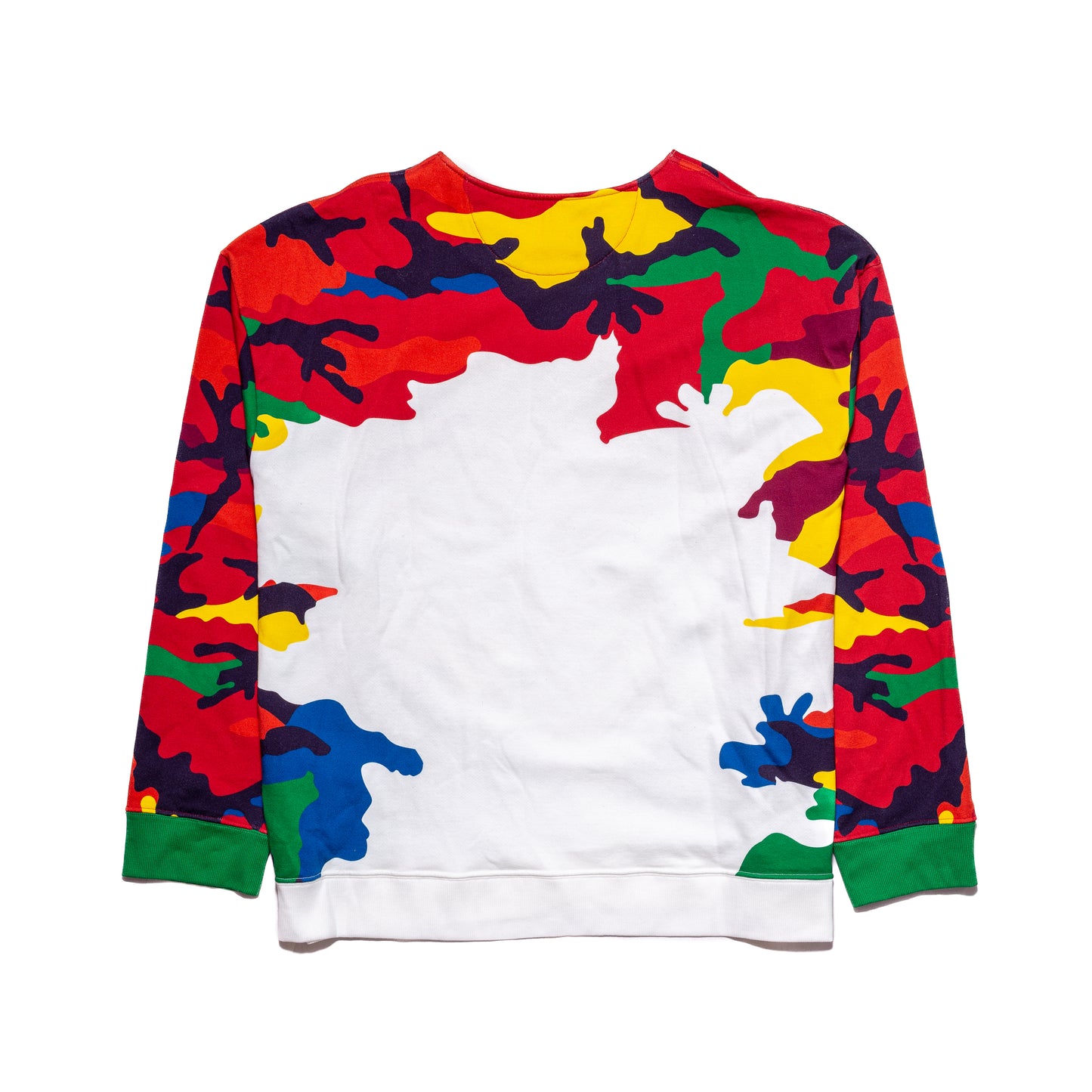 Valentino Garavani Logo Sweatshirt White Camo - NOBLEMARS