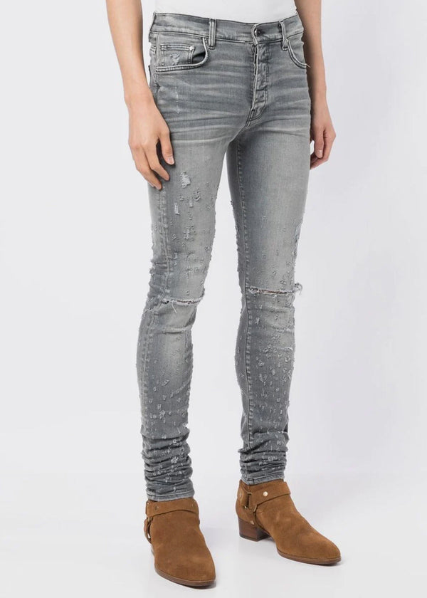 AMIRI Grey Shotgun Jeans - NOBLEMARS