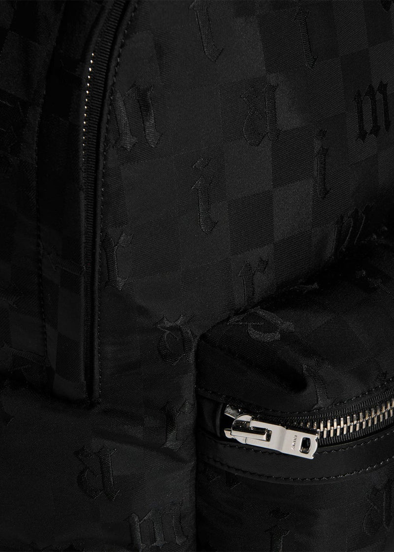 AMIRI Black Nylon Jacquard Backpack - NOBLEMARS