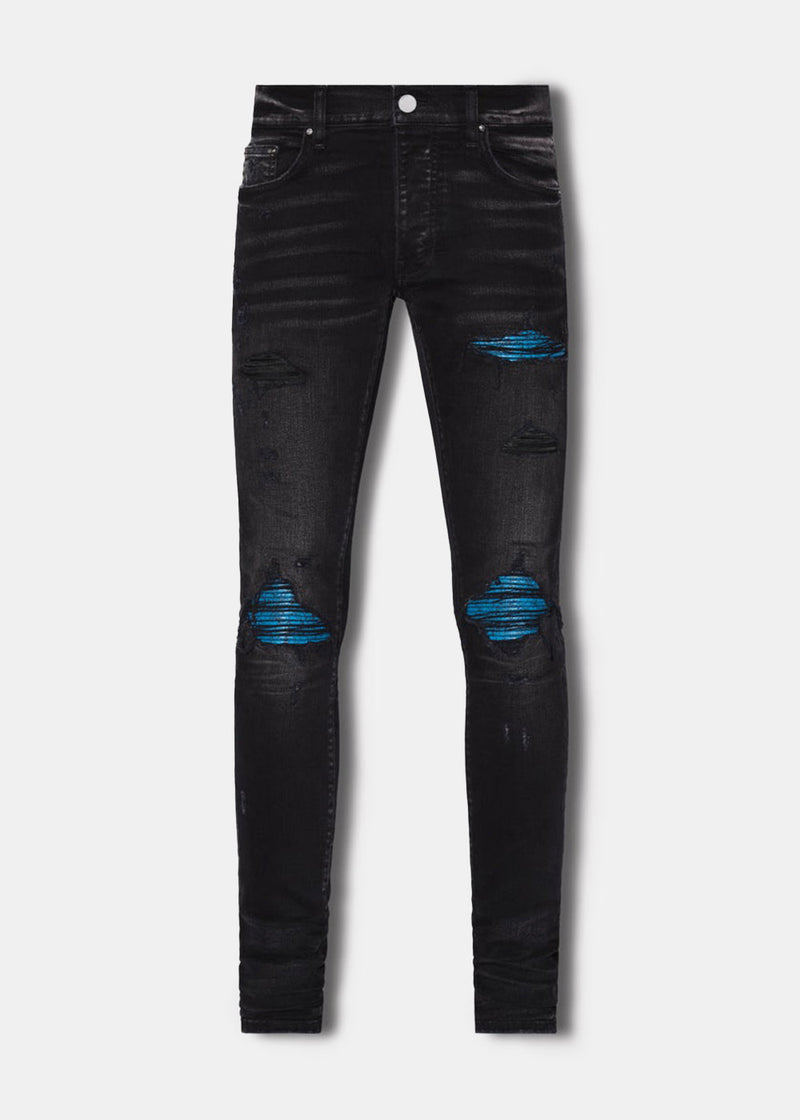 AMIRI MX1 Cracked Paint Jeans - NOBLEMARS