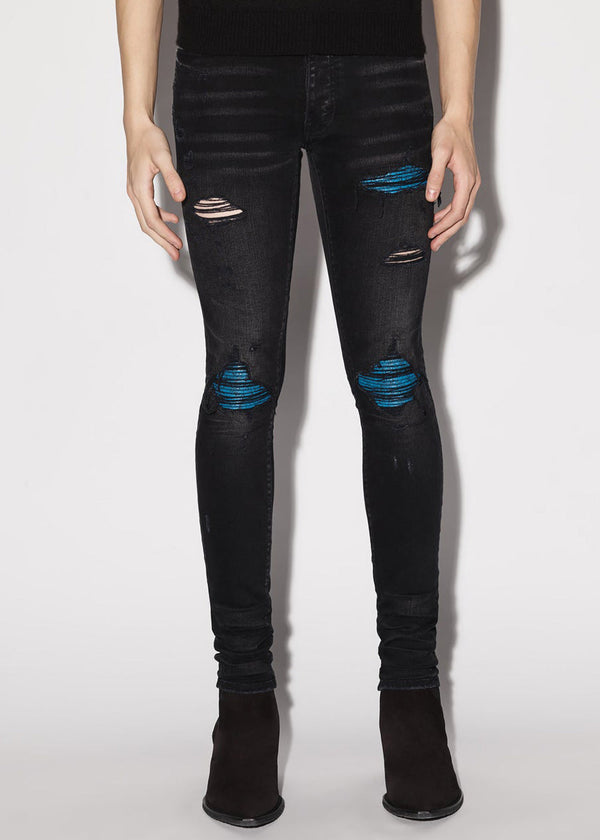 AMIRI MX1 Cracked Paint Jeans - NOBLEMARS