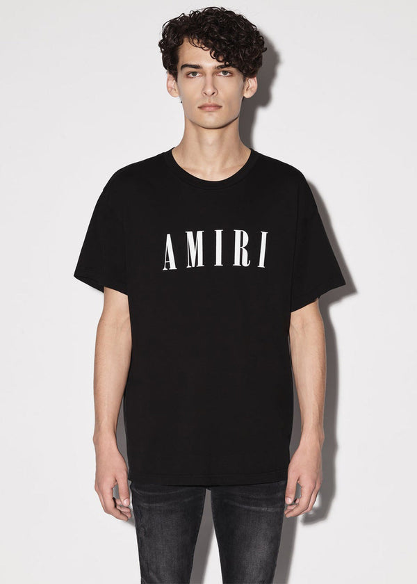 AMIRI Black Core Logo T-Shirt - NOBLEMARS