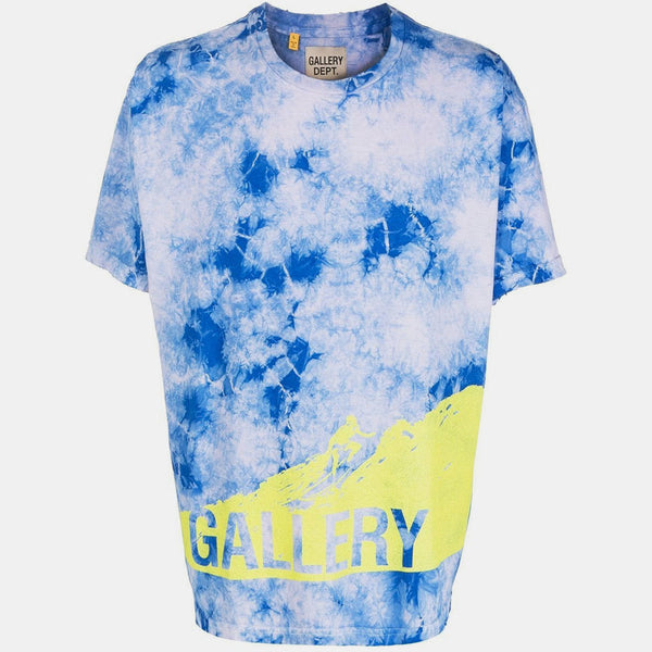 Gallery Dept. T-Shirt Tie-Dye Rad Blue - NOBLEMARS