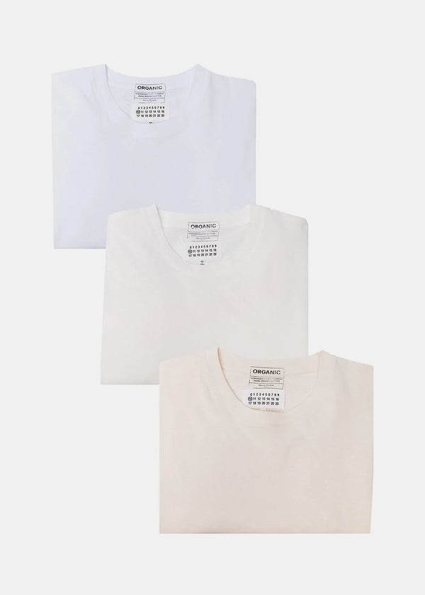 Maison Margiela White Cotton T-Shirts - NOBLEMARS