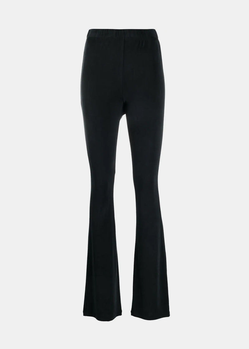 MM6 Maison Margiela Black Stretch Fitted Trousers - NOBLEMARS
