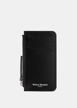 Maison Margiela Black Zip Card Holder - NOBLEMARS