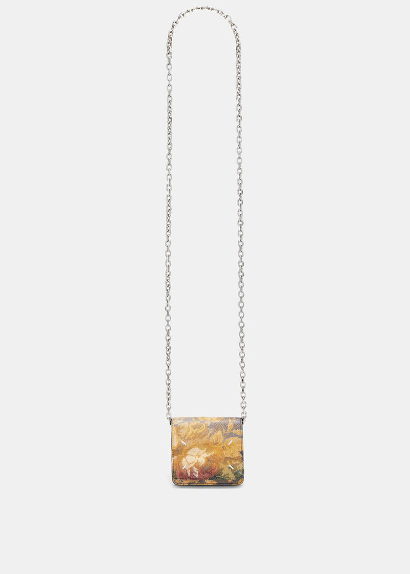 Maison Margiela Floral Small Chain Wallet - NOBLEMARS