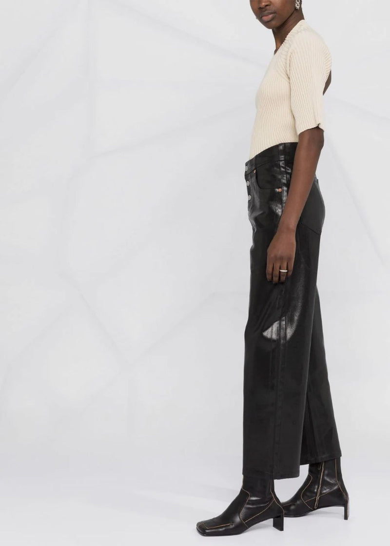 Wide Leg Pants in Black by MM6 Maison Margiela – Idlewild