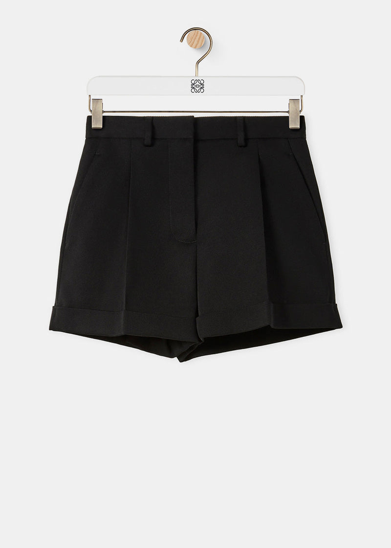 Loewe Black Tailored Shorts - NOBLEMARS