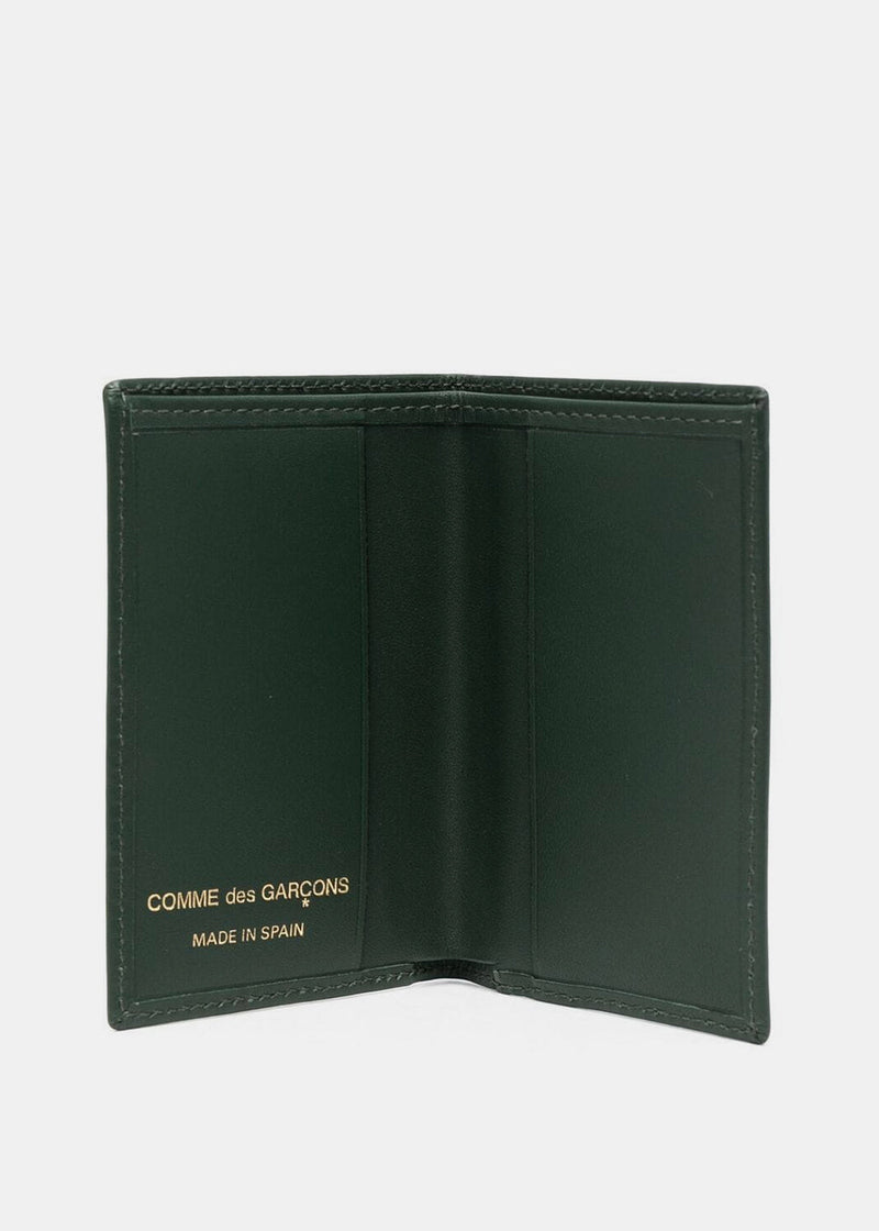 COMME DES GARCONS Wallets Bottle Green Classic Bifold Card Holder