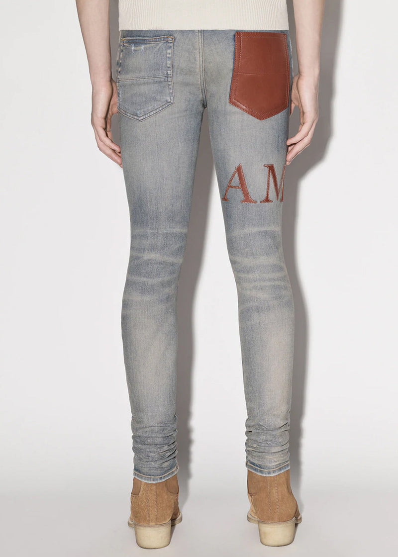 Mini iron-on jeans patches - Stone-washed grey From Marbet Due