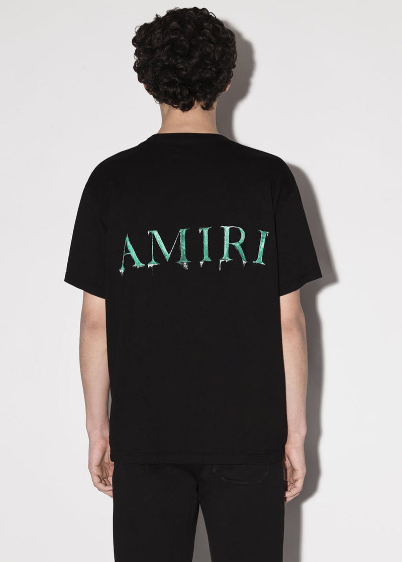 AMIRI Black Watercolor M.A. T-Shirt - NOBLEMARS