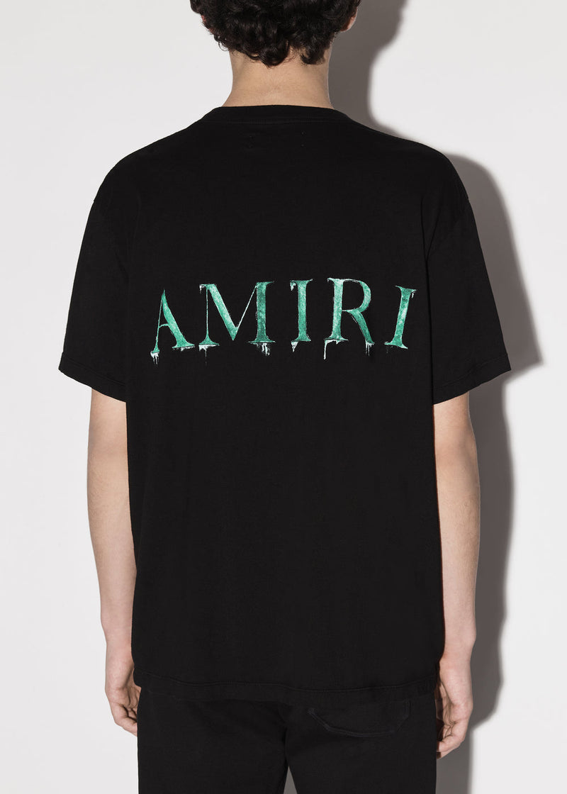AMIRI Black Watercolor M.A. T-Shirt - NOBLEMARS