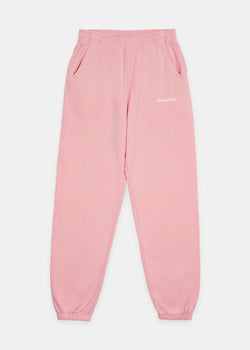 Sporty & Rich Rose Serif Logo Embroidered Sweatpants - NOBLEMARS