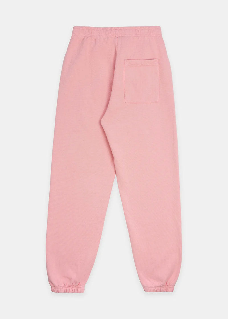 Sporty & Rich Rose Serif Logo Embroidered Sweatpants - NOBLEMARS