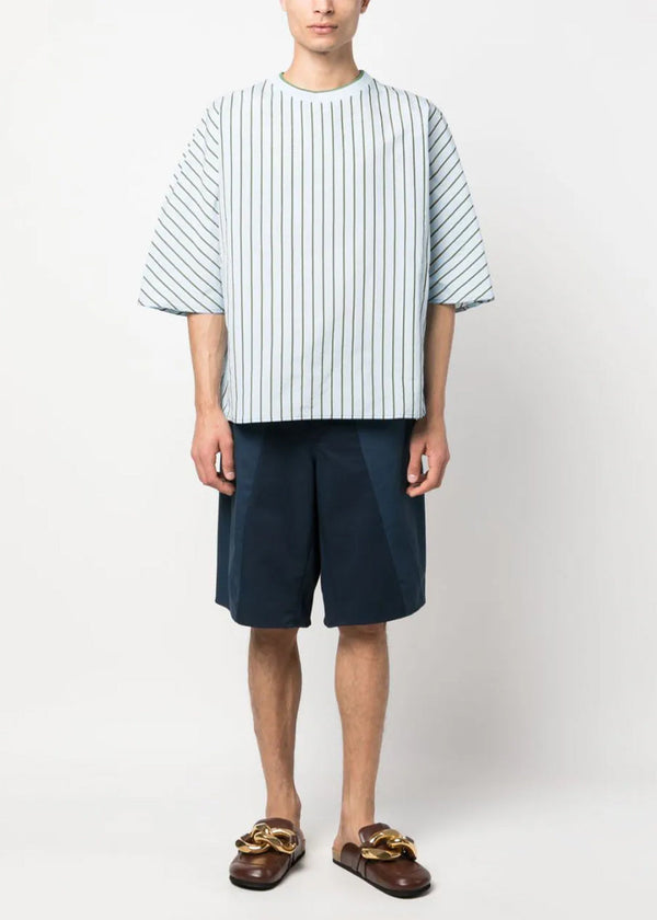 Sunnei Blue Striped Kimono T-Shirt - NOBLEMARS