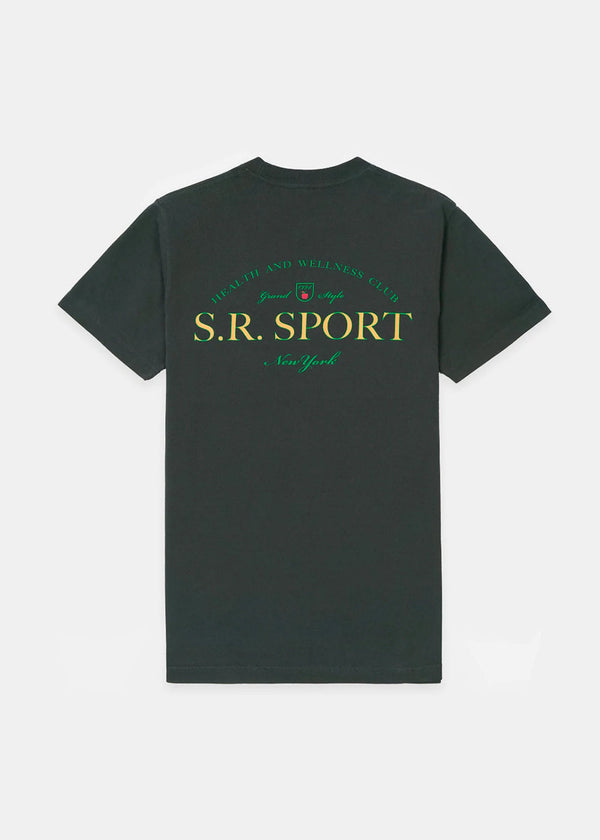 Faded Black Wimbledon T-Shirt