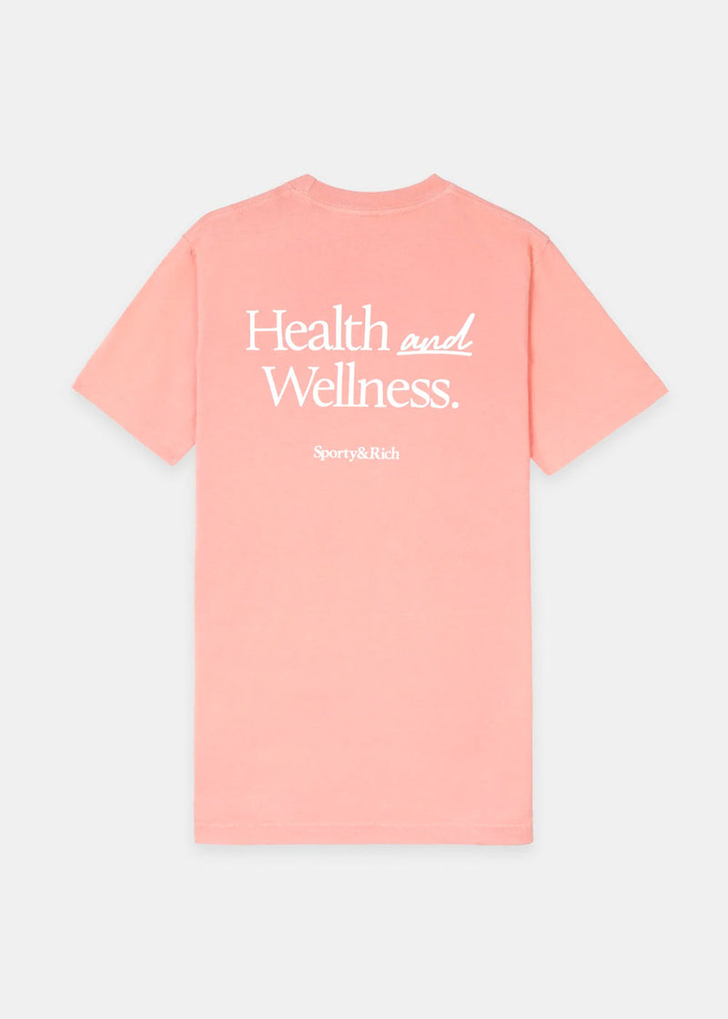 Sporty & Rich Flamingo New Health T-Shirt - NOBLEMARS