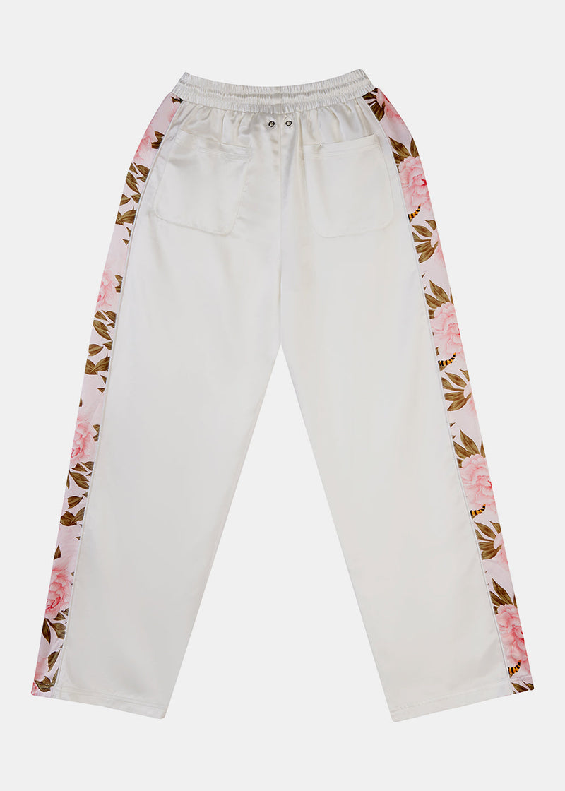 Team Wang White & Floral Tracksuit Pants (Pre-Order) - NOBLEMARS