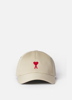 AMI Alexandre Mattiussi Beige Ami De Coeur Cap