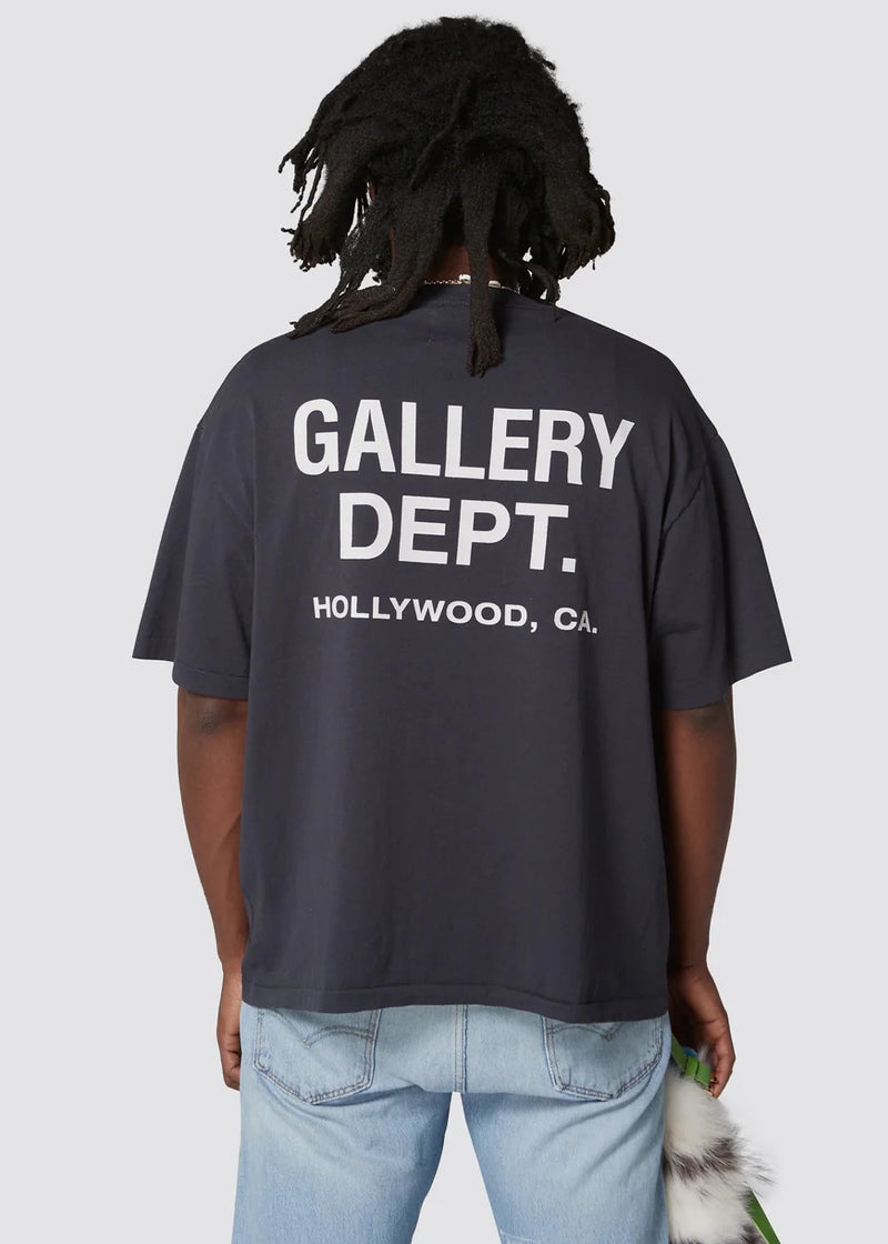 Gallery Dept. Black Souvenir T-Shirt - NOBLEMARS