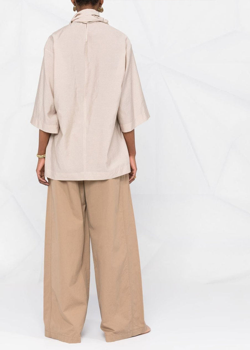 Lemaire Nude Knotted Scarf T-Shirt