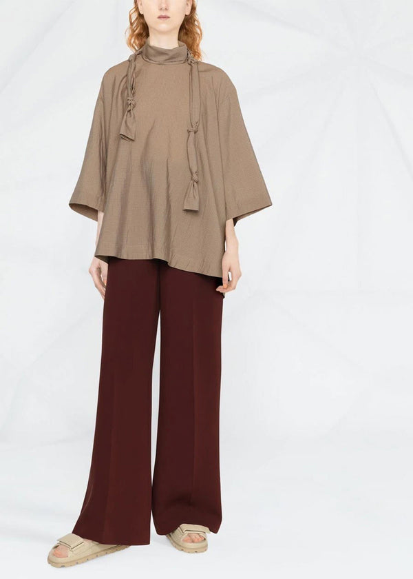 Lemaire Cappuccino Knotted Scarf T-Shirt