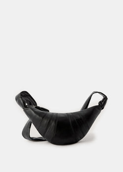 Lemaire Black Small Croissant Bag - NOBLEMARS