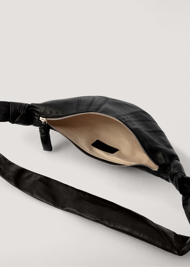 Lemaire Black Small Croissant Bag - NOBLEMARS