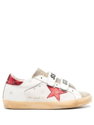 GOLDEN GOOSE WOMEN OLD SCHOOL NAPPA AND LEATHER UPPER SUEDE TOE VINTAGE SNEAKERS - NOBLEMARS