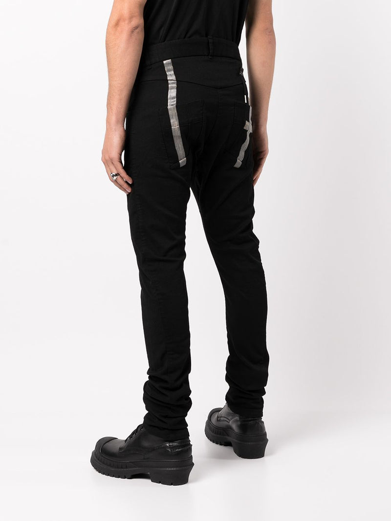 BORIS BIDJAN SABERI MEN P13 TIGHT FIT TAPED OBJECT DYED PANTS