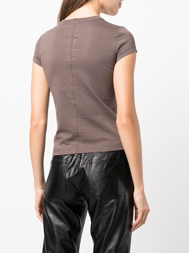 RICK OWENS WOMEN CROPPED LEVEL TEE - NOBLEMARS