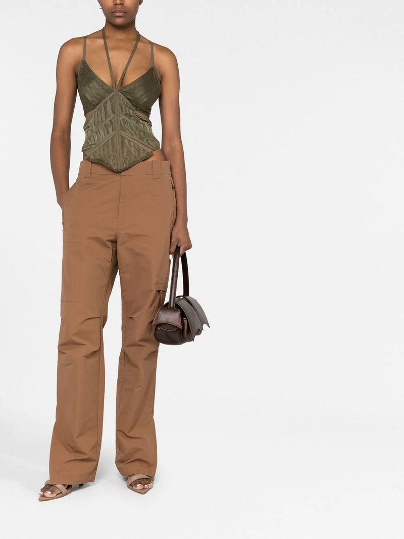 Dion Lee: Tan Camouflage Cargo Pant