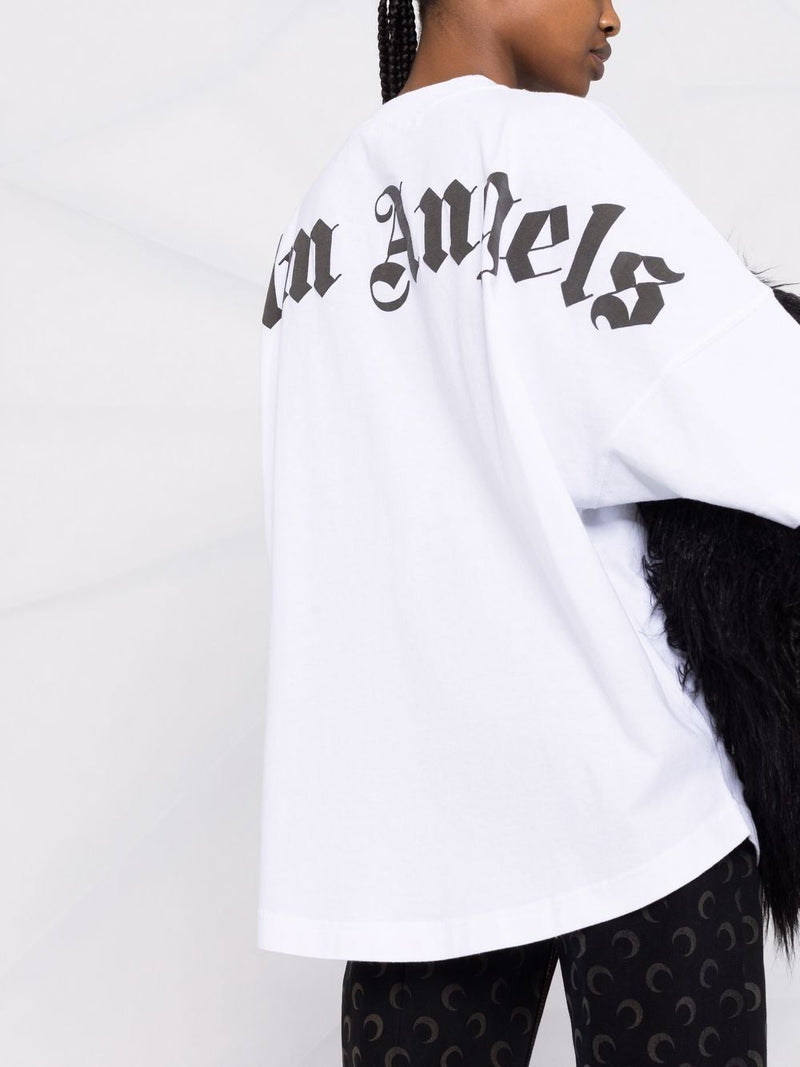 PALM ANGELS WOMEN CLASSIC LOGO OVER TEE - NOBLEMARS