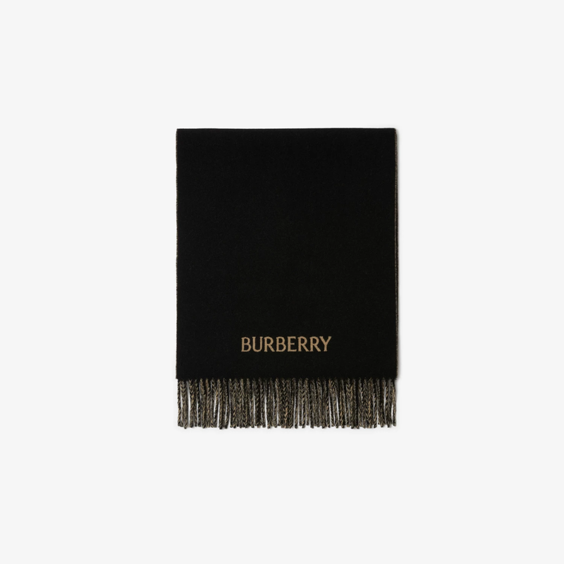 BURBERRY CASHMERE REVERSIBLE SCARF - NOBLEMARS