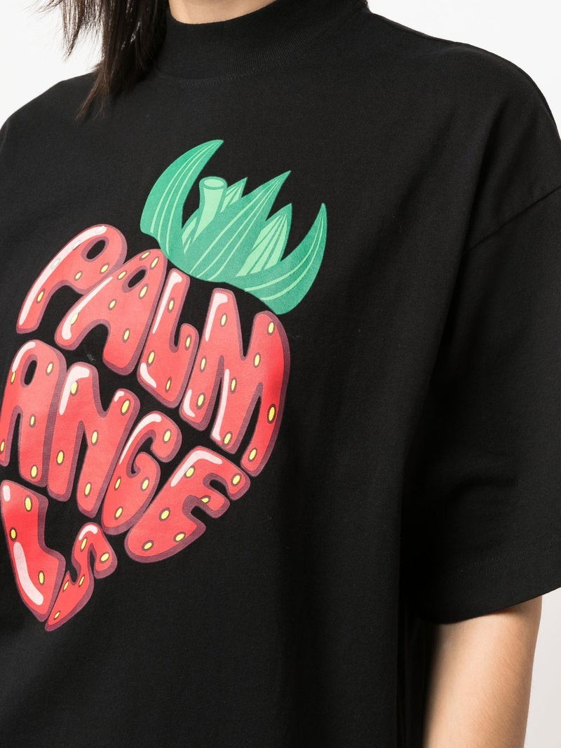 PALM ANGELS WOMEN STRAWBERRY LOOSE TEE