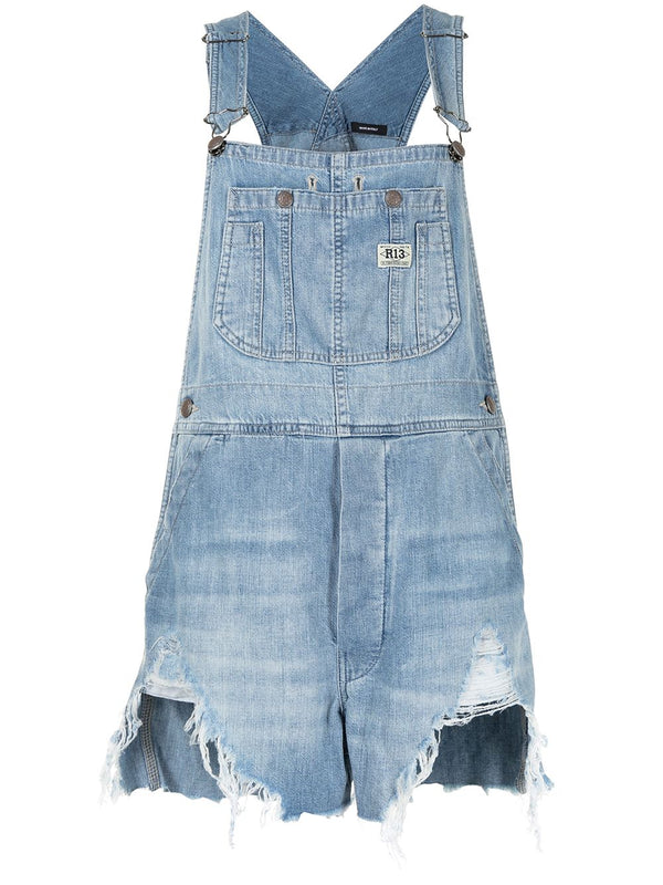 R13 WOMEN OVERALL SHORTS