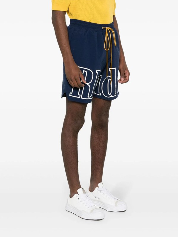 RHUDE Men Logo Track Shorts - NOBLEMARS