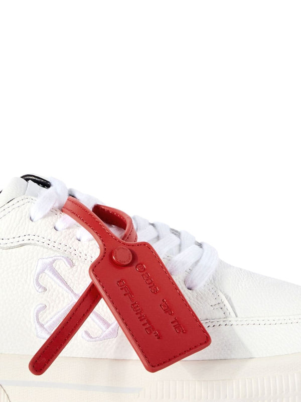 OFF-WHITE Men New Low Vulcanized Calf Leather Sneaker - NOBLEMARS