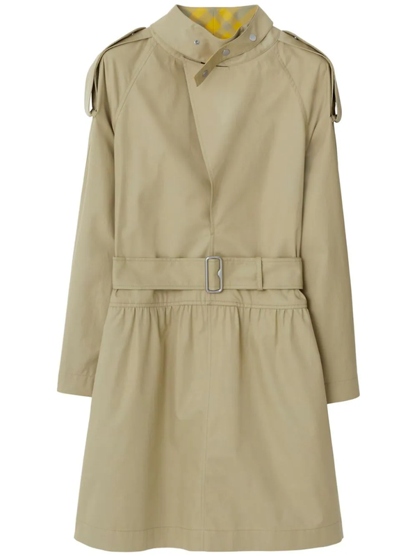 BURBERRY WOMEN COTTON TRENCH DRESS - NOBLEMARS