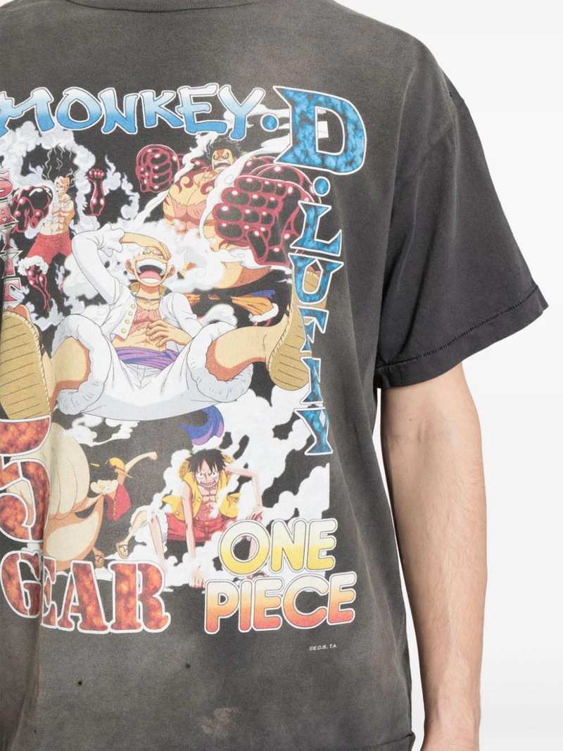 SAINT MICHAEL X ONE PIECE PRINTING T-SHIRT - NOBLEMARS