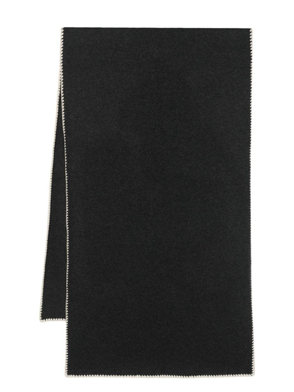 TOTEME Women Embroidered Wool Cashmere Scarf - NOBLEMARS