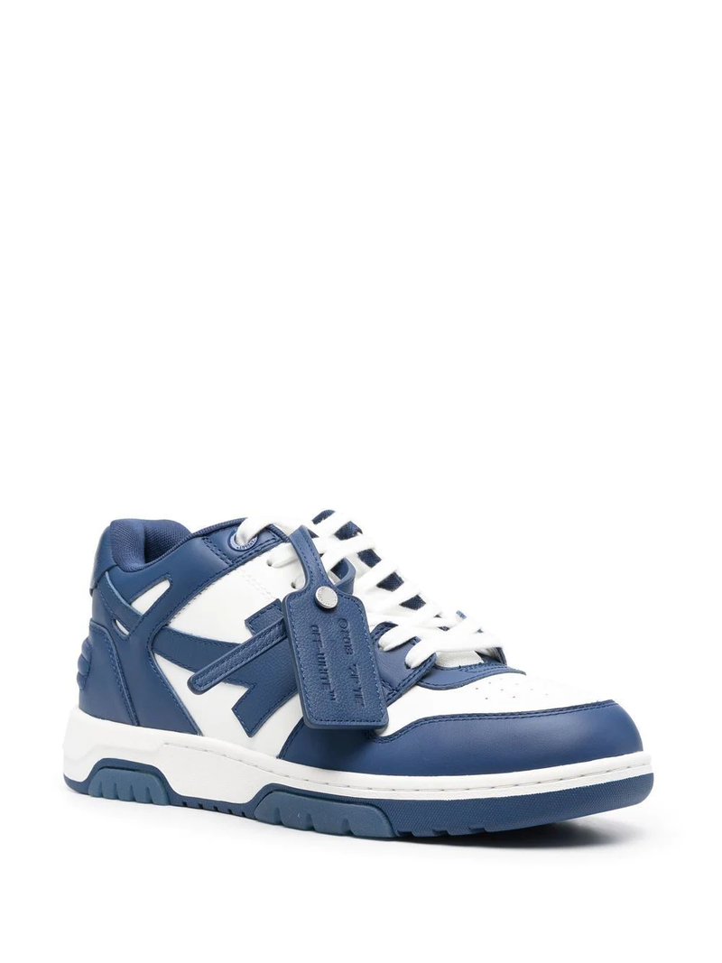 OFF-WHITE MEN OUT OF OFFICE CALF LEATHER SNEAKERS - NOBLEMARS