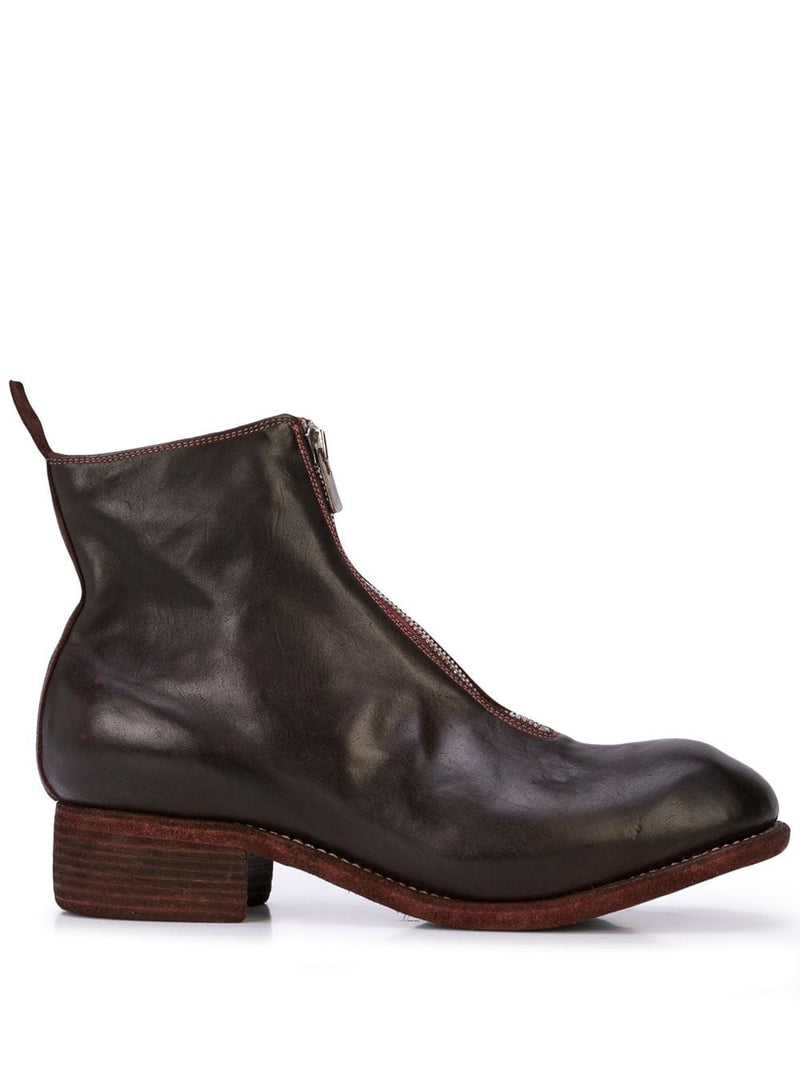 GUIDI MEN PL1 HORSE LEATHER FRONT ZIP BOOT - NOBLEMARS