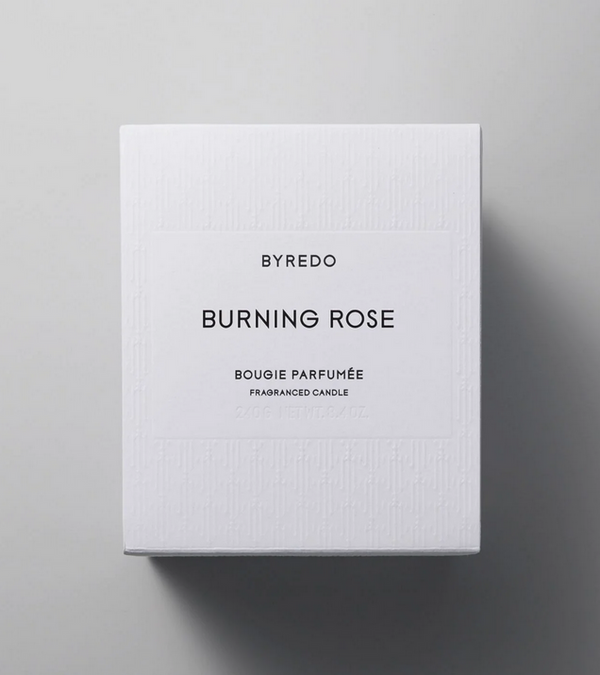 BYREDO BURNING ROSE FRAGRANCE CANDLE - NOBLEMARS