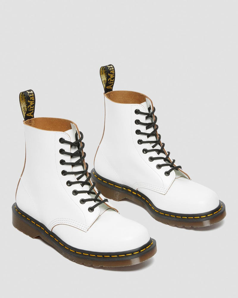 DR. MARTENS 1460 VINTAGE MADE IN ENGLAND LACE UP BOOTS - NOBLEMARS