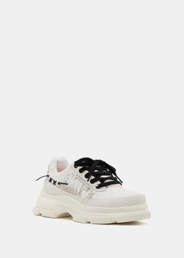 Both White Gao Low Top Sneaker - NOBLEMARS