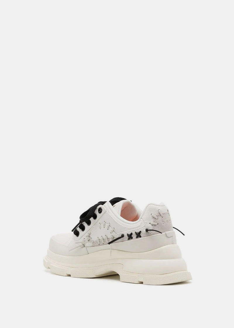 Both White Gao Low Top Sneaker - NOBLEMARS