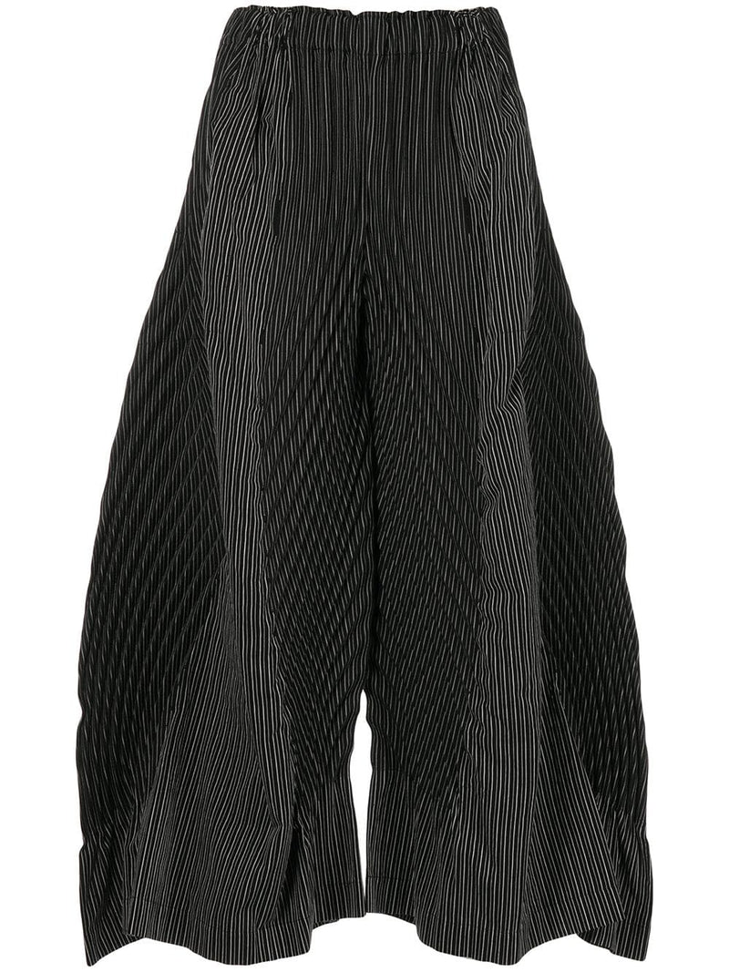 ISSEY MIYAKE WOMEN RIPPLES STRIPE PANTS - NOBLEMARS