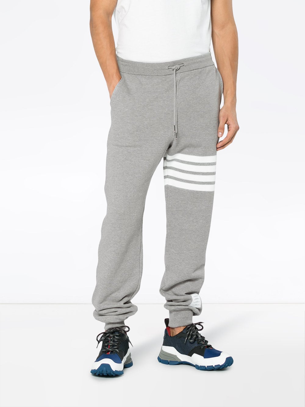 THOM BROWNE Classic Sweat Pants w/Engineered 4 Bar Loop Back Light